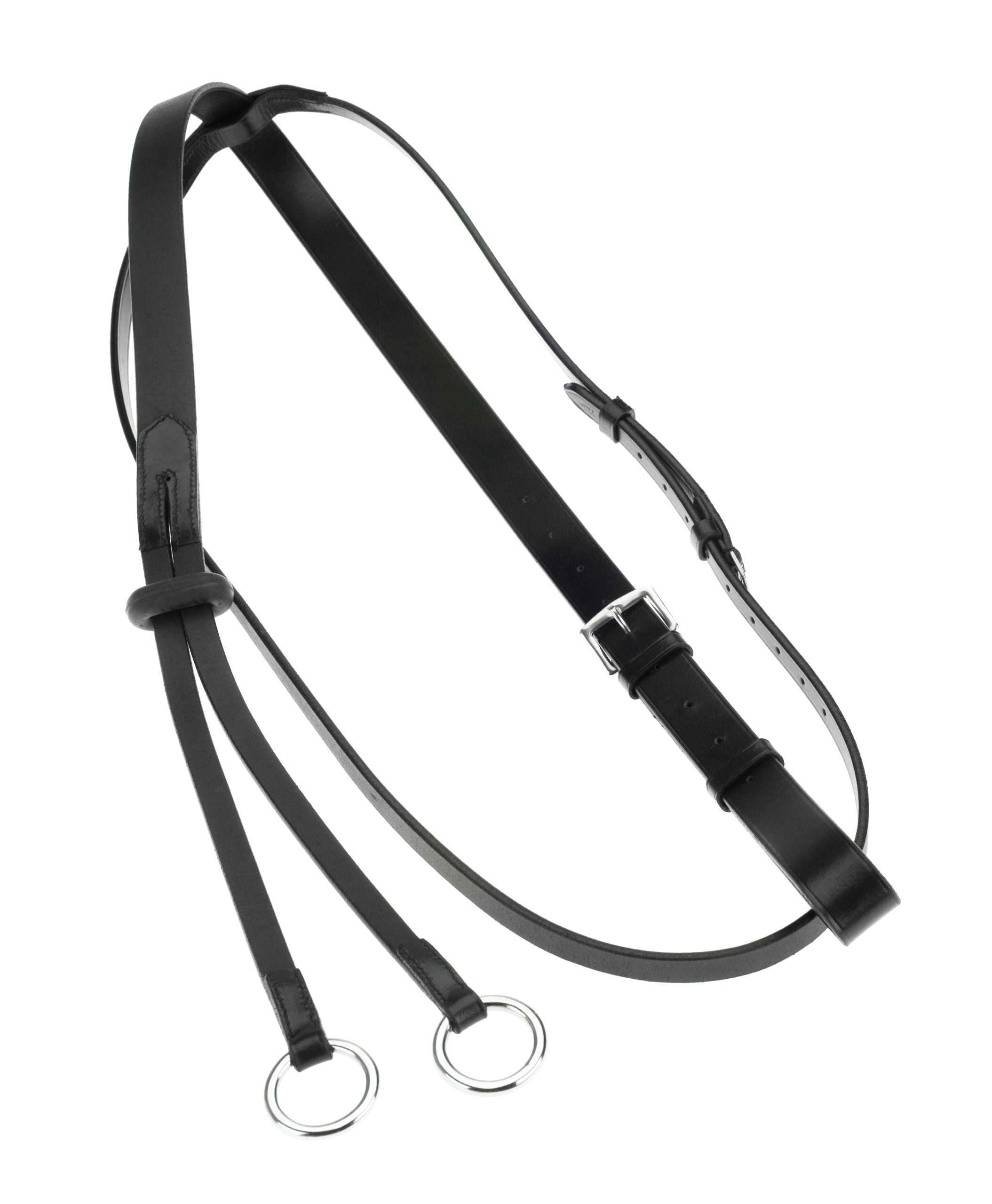 LEATHER MARTINGLE PONY BLACK