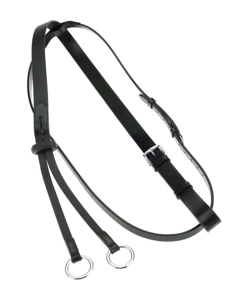 LEATHER MARTINGLE PONY BLACK