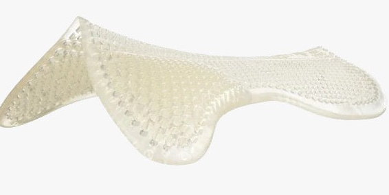 Gel pad under the riding saddle Clear White