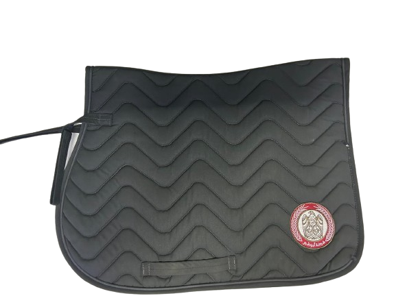 SADDLE PAD GREY WITH LOGO