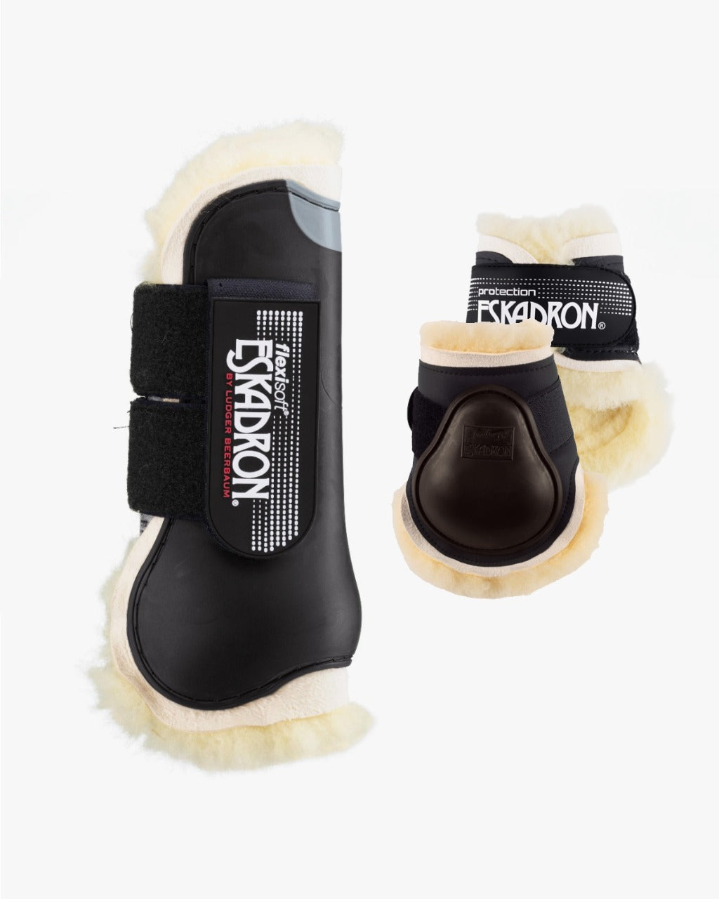 Flexi Soft Tendon & Hind Fetlock Horse Boots Lambskin (SET)