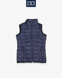 Girls Light Vest Jacket Navy Meadows