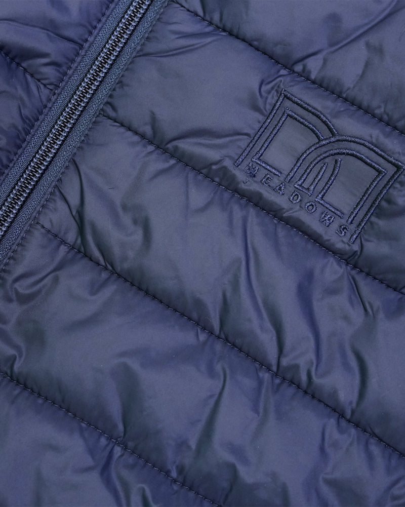 Ladies Light Vest Jacket Navy Meadows