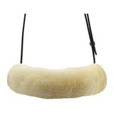 Real Lambskin Noseband Sleeves Beige  27 cm
