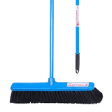 Stable Yard Brush -Gorilla Blue