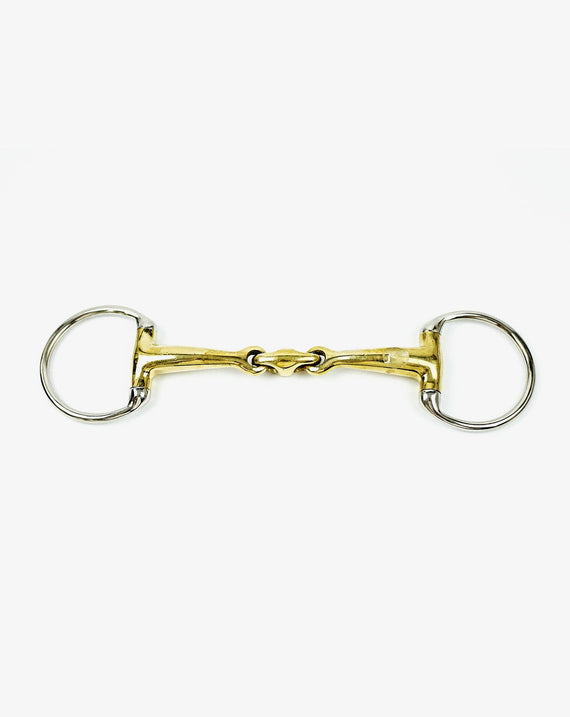 3 Piece Eggbutt Snaffle With Argentan Coating