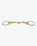 Eggbutt Snaffle Stainless Steel مع طلاء أرجنتاني