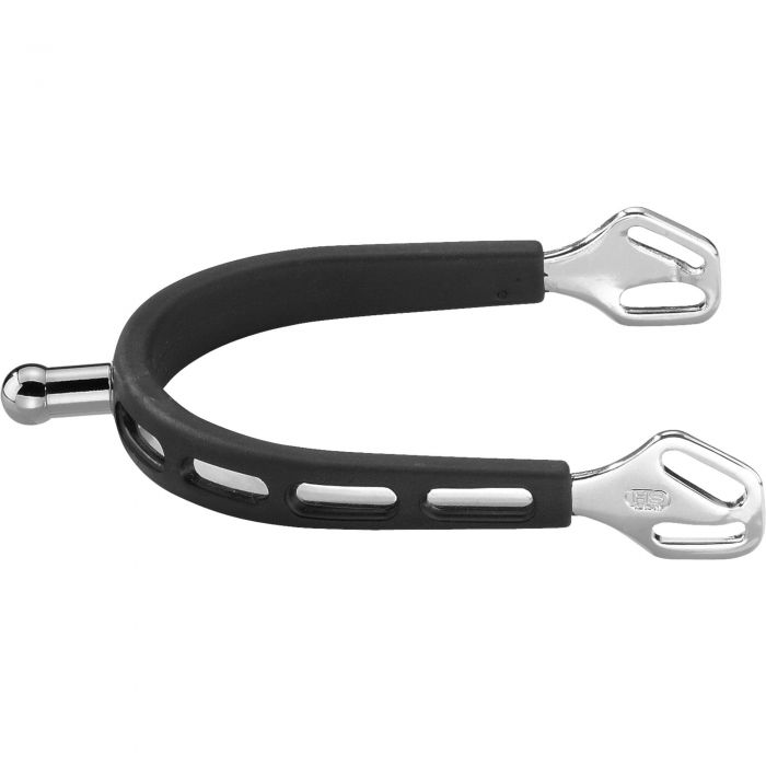 ULTRA fit EXTRA GRIP spurs with Balkenhol fastening - Stainless steel, 20 mm ball-shaped