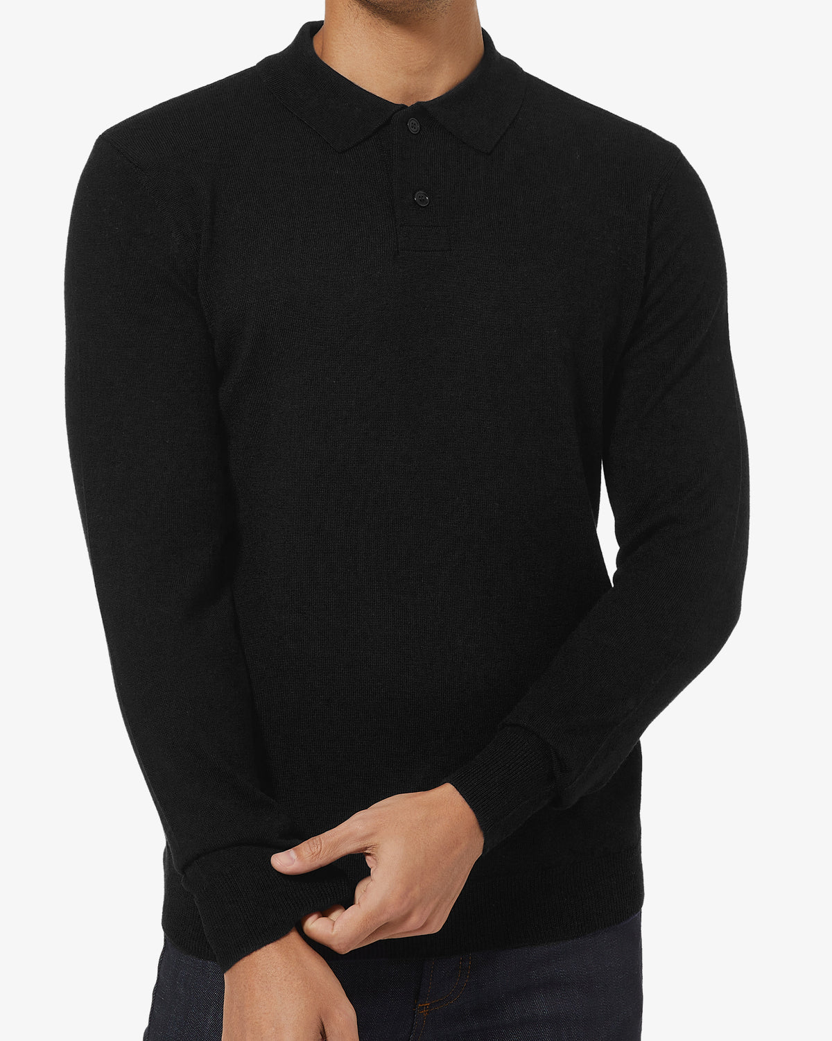 Polo Shirt with Long Sleeves