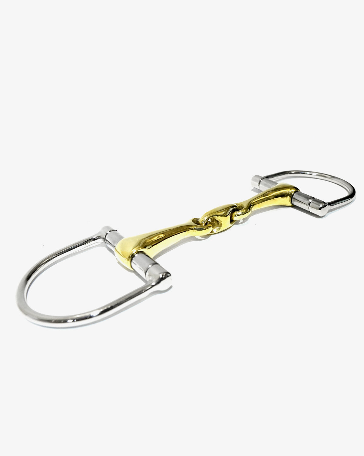 Double Joint D-Ring Snaffle Bit