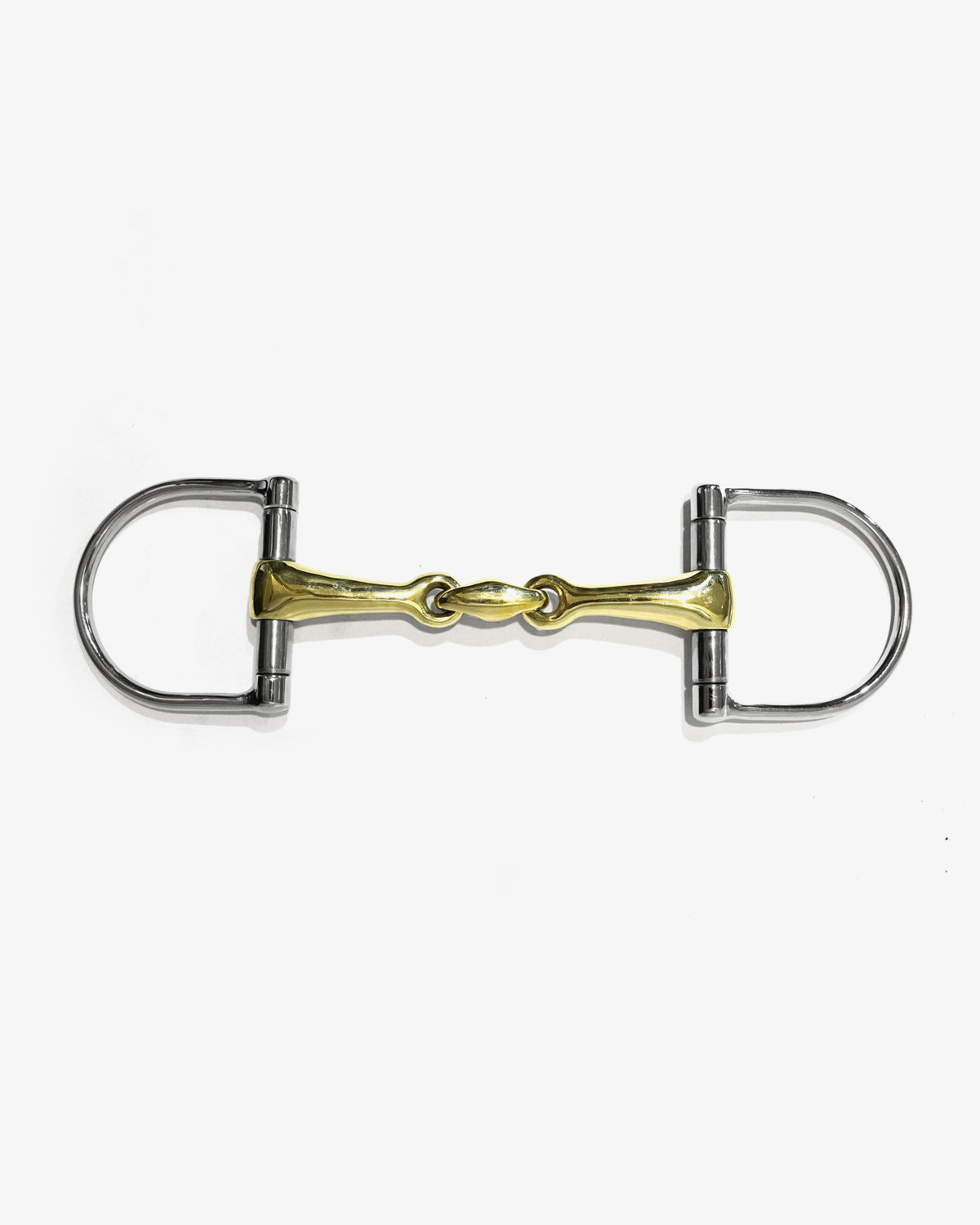 Double Joint D-Ring Snaffle Bit