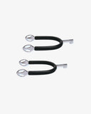 SEQ Spurs with Offset Hammer Neck Rubber Covered Stainless Steel