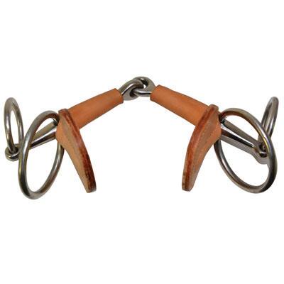 Double Extension Ring Snaffle Bit